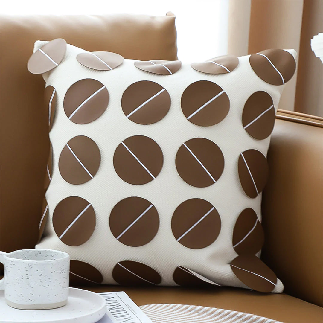 SOGA 45cm Mid-Century Dot Pattern Pillow Cover