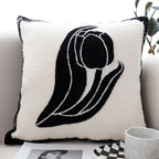 SOGA 45cm Abstract Swan Pillowcase