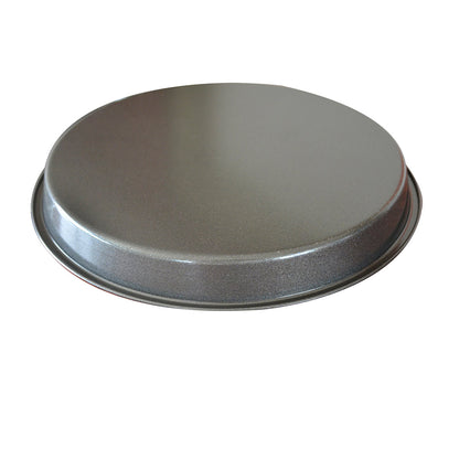 SOGA 6X 9-inch Round Black Steel Non-stick Pizza Tray Oven Baking Plate Pan