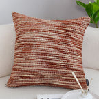 SOGA 45cm Rust-Toned Woven Pillowcase