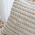 SOGA 45cm Boho Cream Tassel Throw Pillow Cover