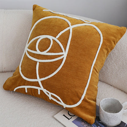 SOGA 45cm Geometric Circle Harmony Pillowcase