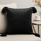 SOGA 45cm Black Art Deco Geometric Outdoor Pillowcase