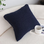 SOGA 45cm Textured Midnight Pillowcase