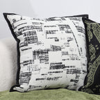 SOGA 45cm Modern Monochrome Grid Pillowcase