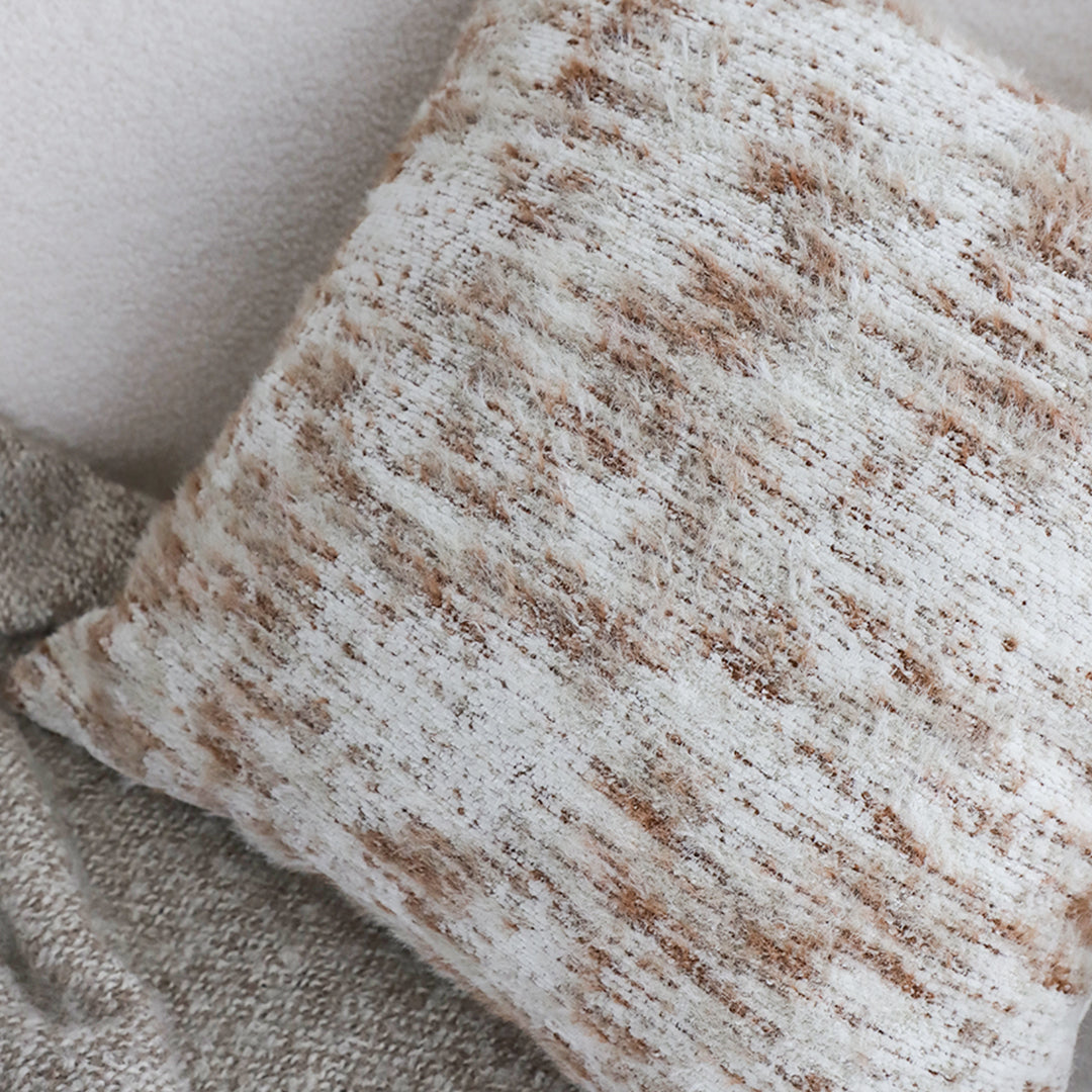 SOGA 2X 45cm Faux Fur Geometric Pillowcase – Gold