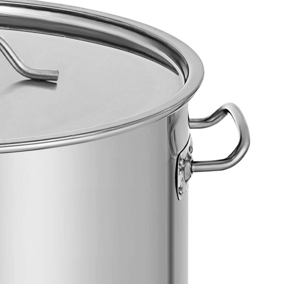 SOGA Stainless Steel Brewery Pot 50L 98L With Beer Valve 40CM 50CM