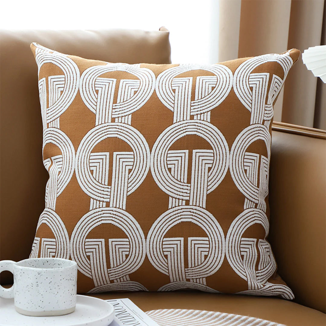SOGA 45cm  Elegant Scallop Pattern Pillowcase