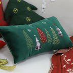 SOGA 30x50cm Christmas Tree Pillowcase (Green)