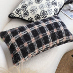 SOGA  2X 30x50cm Cozy Plaid Checkered Pillowcase