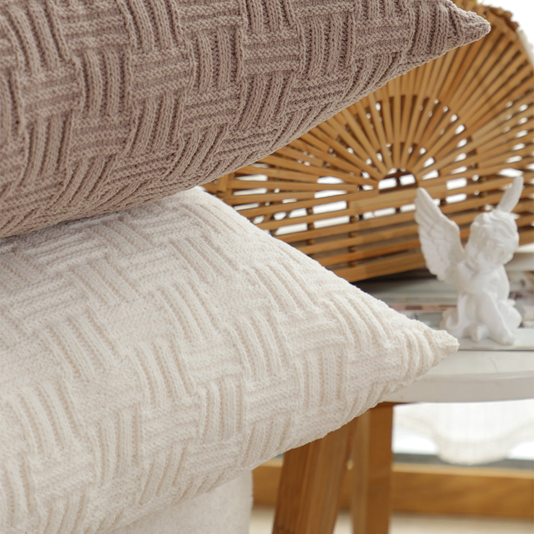 SOGA 45cm Pure White Serenity Soft & Stylish Accent Pillowcase