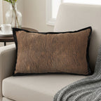 SOGA 30x50cm Textured Wave Lumbar Pillow Cover