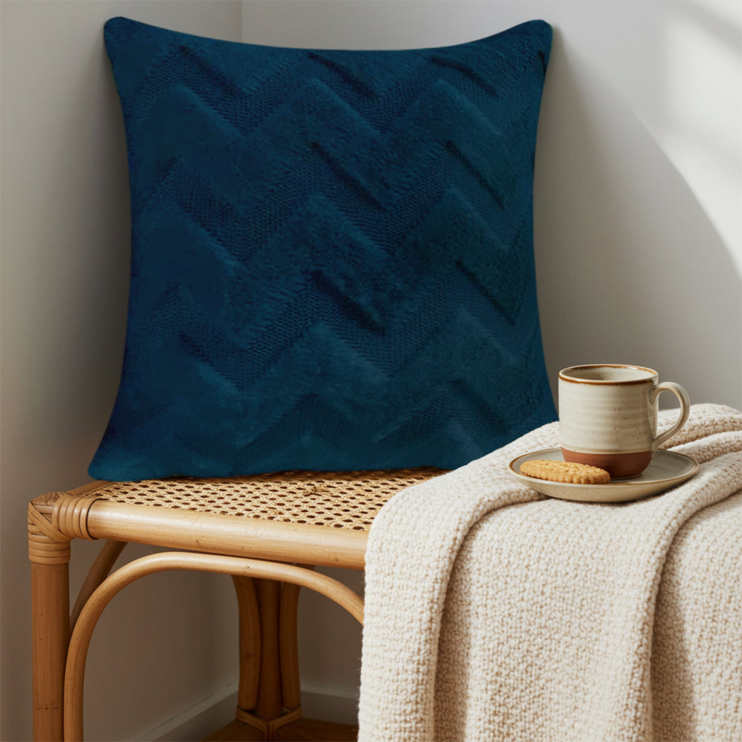 SOGA 45cm Chevron Luxe Pillowcase