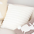 SOGA 45cm Elegant White Textured Pillowcase