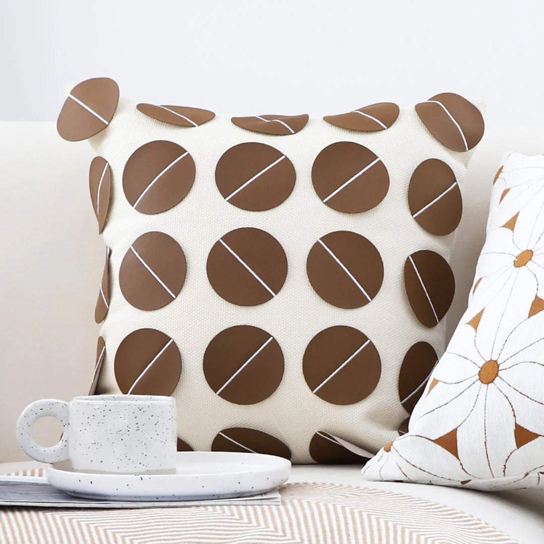 SOGA 45cm Mid-Century Dot Pattern Pillow Cover