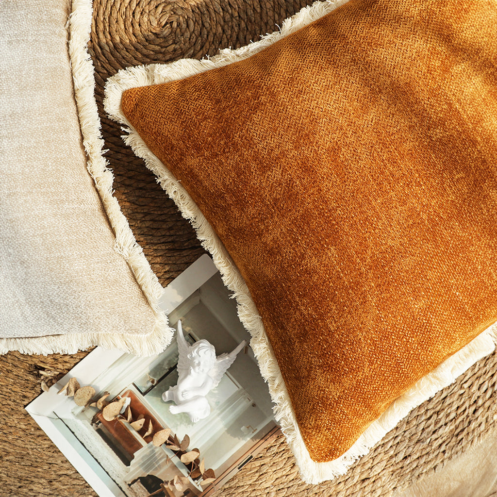 SOGA 45cm Rust Orange Pillowcase