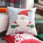 SOGA 45cm Merry Christmas Typography Pillow Cover