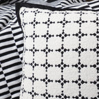 SOGA 45cm Nordic square Shape Monochrome Pattern Pillowcase