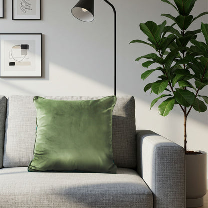 SOGA 45cm Velvet Pillowcase (Sage Green)