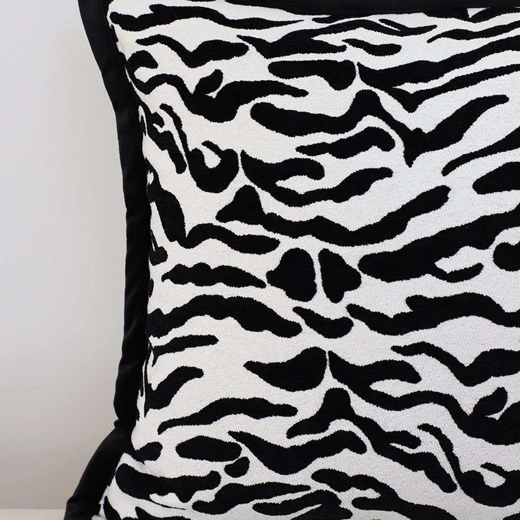 SOGA 45cm Abstract Zebra Stripe Accent Pillow Cover
