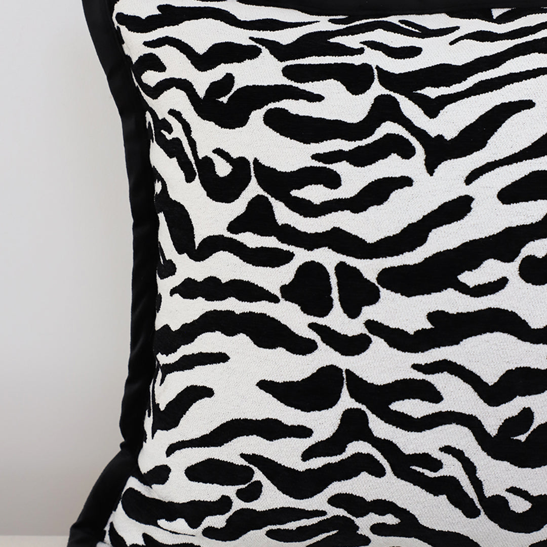 SOGA 45cm Abstract Zebra Stripe Accent Pillow Cover