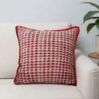 SOGA 45cm Cozy Chic Houndstooth Pillowcase