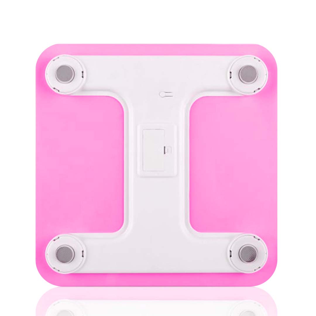 SOGA 2X 180kg Digital Fitness Weight Bathroom Gym Body Glass LCD Electronic Scales Pink/Blue