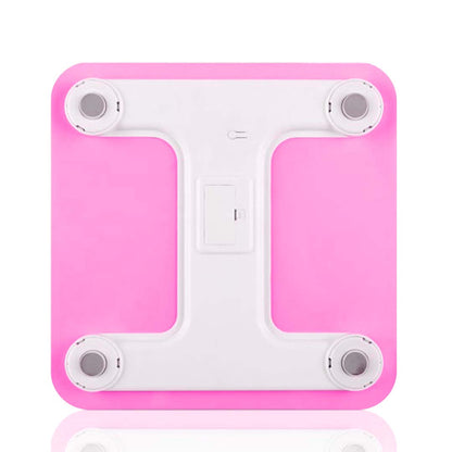 SOGA 2X 180kg Digital Fitness Weight Bathroom Gym Body Glass LCD Electronic Scales Pink/Blue