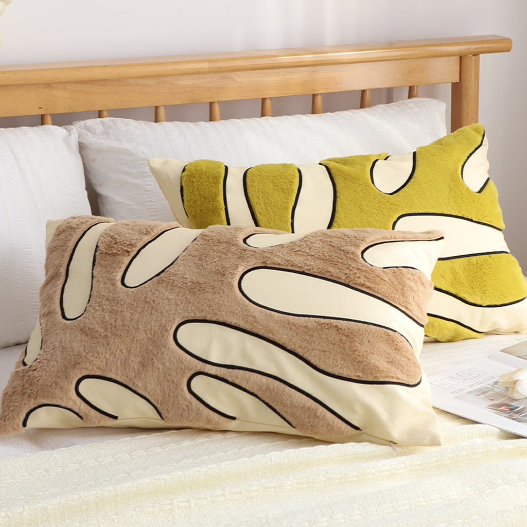 SOGA 38x60cm Coral Branch Pillowcase (Beige)