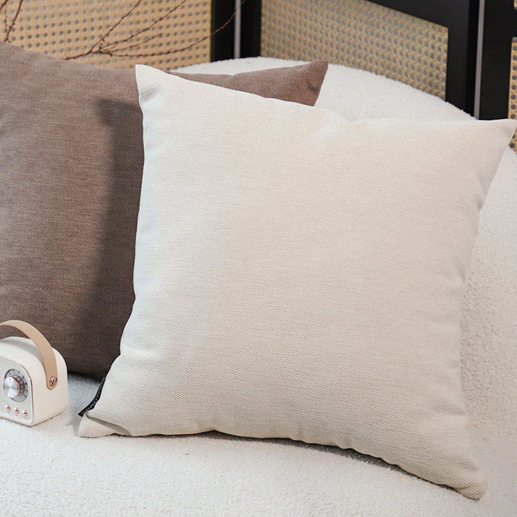 SOGA 2X 45cm Luxe White Rectangular Lumbar Pillowcase