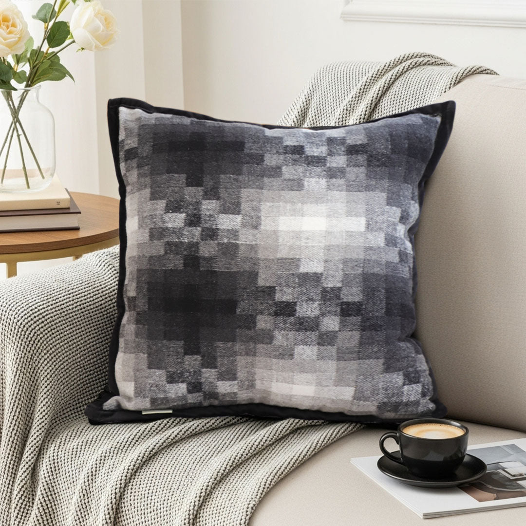 SOGA 45cm Pixelated Comfort Square Pillowcase