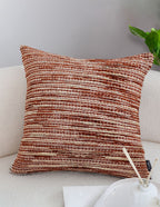 SOGA 2X 45cm Rust-Toned Woven Pillowcase