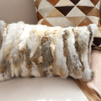 SOGA 2X 30x50cm Faux Fur Luxury Pillowcase (Light)