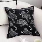 SOGA 45cm Bold Panther Black Pillowcases
