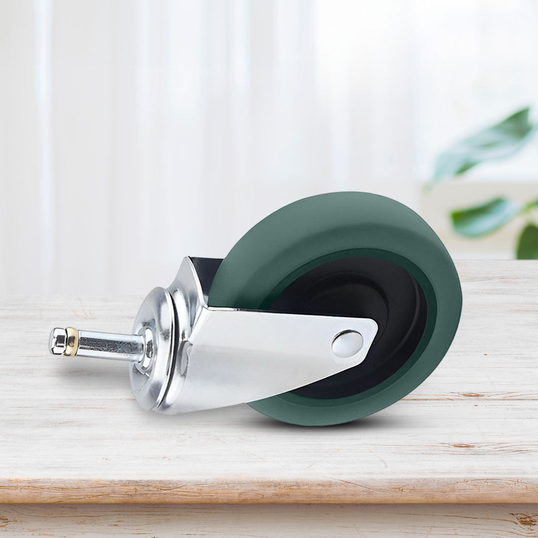 SOGA 2 x 4" Heavy Duty Polyurethane Swivel Castor Wheels