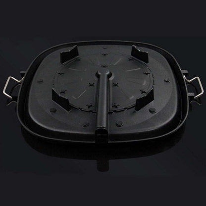 SOGA 2X Portable Korean BBQ Butane Gas Stove Stone Grill Plate Non Stick Coated Square