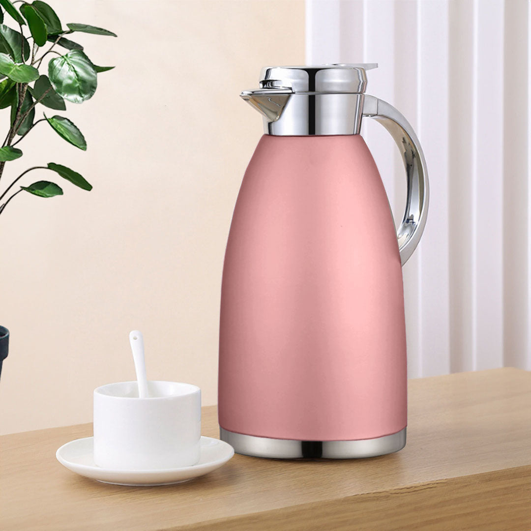 Soga 2.3L Rose Color 3-Layer Vacuum Insulated Stainless Steel Flask