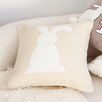 SOGA 2X 45cm Minimalist Bunny Silhouette Decorative Pillowcase