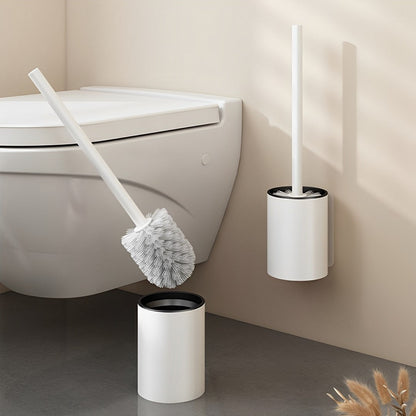 SOGA 27cm Wall-Mounted Toilet Brush with Holder Bathroom Cleaning Scrub White