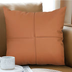 SOGA 45cm Modern Terracotta Solid Color Textured Pillowcase