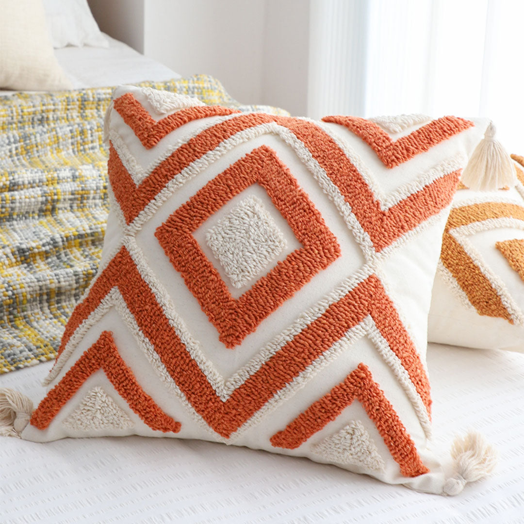 SOGA 45cm Bold Diamond Geometry Pillowcase