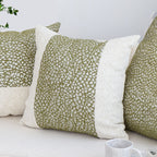SOGA 45cm Modern Green Accent Pillowcase