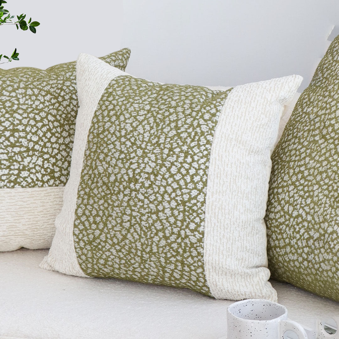 SOGA 45cm Modern Green Accent Pillowcase