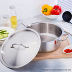 SOGA 60cm Top Grade Stockpot Lid Stainless Steel Stock pot Cover