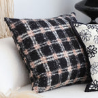 SOGA 45cm Cozy Cabin Plaid Pillowcase