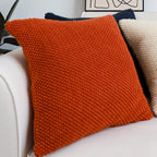 SOGA 45cm Textured Rust Pillowcase
