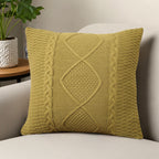 SOGA 45cm Retro Twisted Vine Rhombus Pillowcase