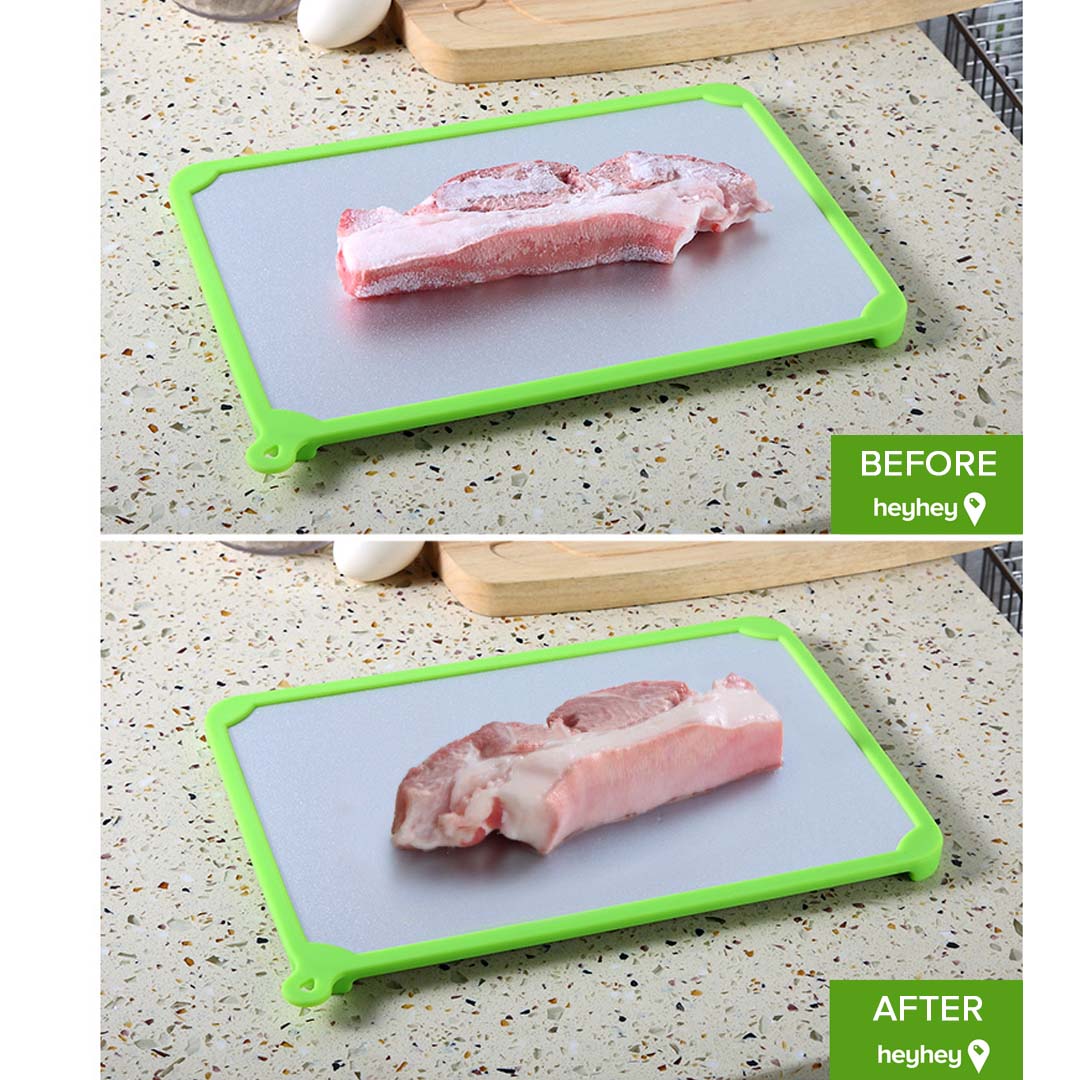 SOGA Kitchen Fast Defrosting Tray The Safest Way to Defrost Meat or Frozen Food