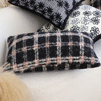 SOGA 30x50cm Cozy Plaid Checkered Pillowcase