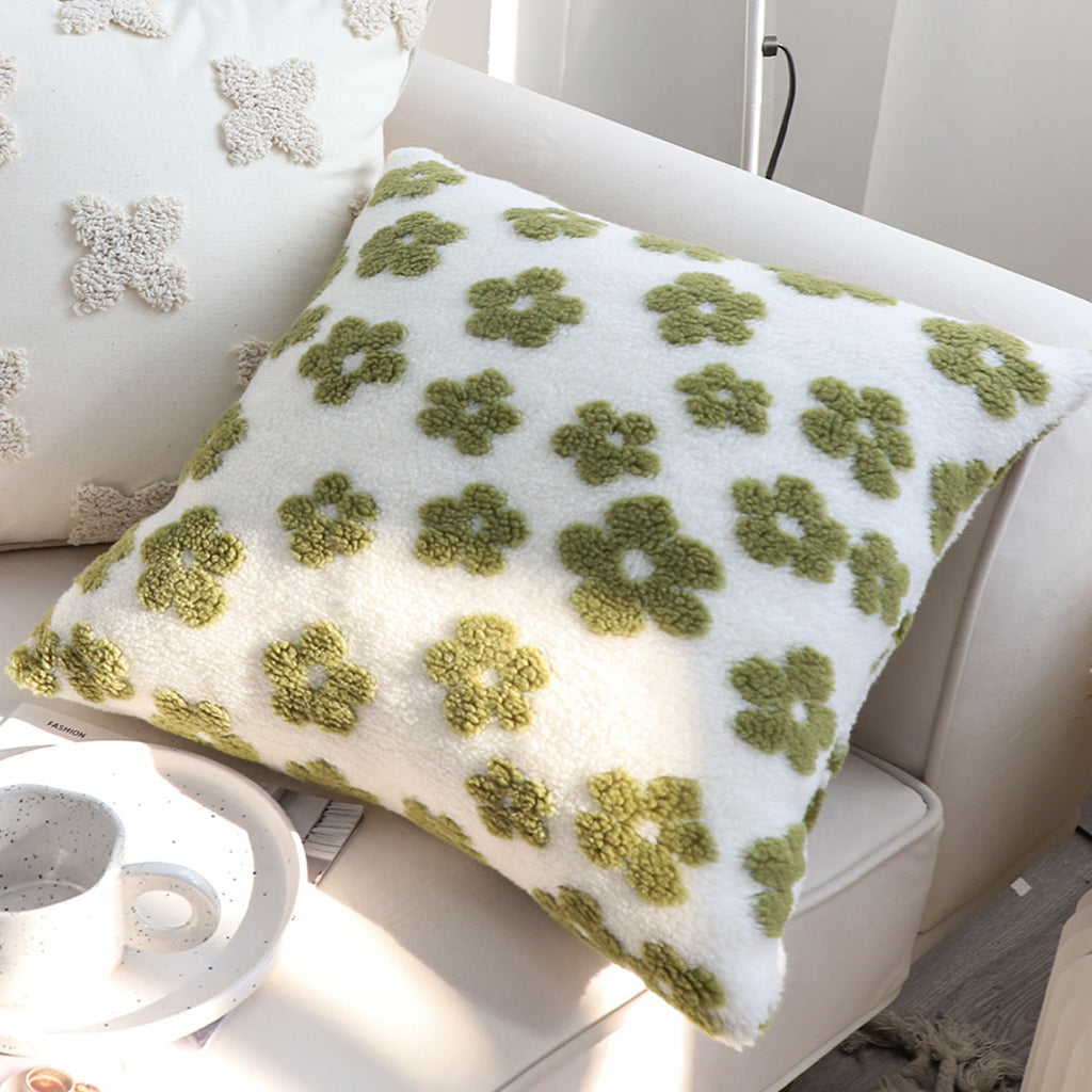 SOGA 2X 45cm Garden Bloom Delight Pillowcases – Elegant Floral Decorative Cushion Covers for Sofa, Bed & Home Décor